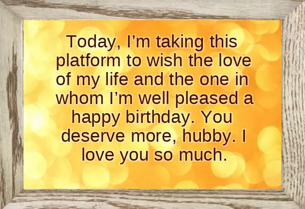 Status Of Husband Birthday Status Of Husband Birthday