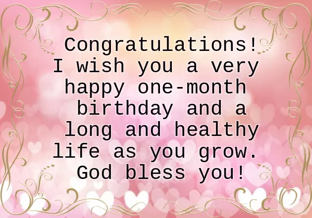 Congratulations On Your Newborn Baby Girl