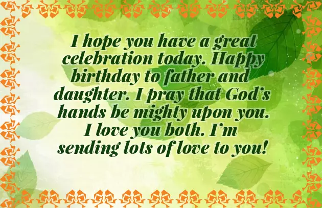Birthday Wishes For Father And Daughter On Same Day Birthday Wishes For Father And Daughter On Same Day