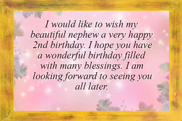 Nephew Birthday Wishes Lines Nephew Birthday Wishes Lines
