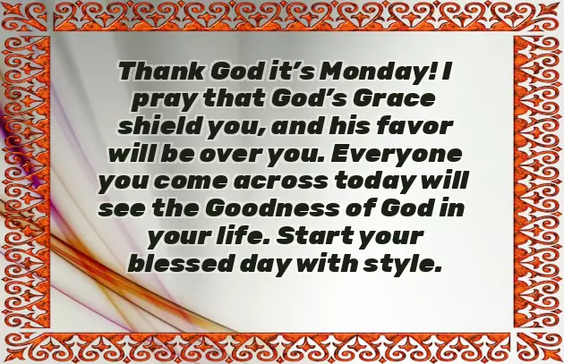 Monday Blessings Messages
