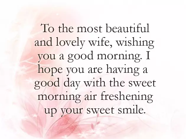 Morning Messages For Wife Morning Messages For Wife