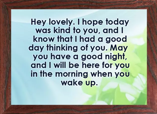 Good Night My Sweetheart