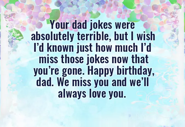 Happy Birthday To A Father In Heaven Happy Birthday To A Father In Heaven