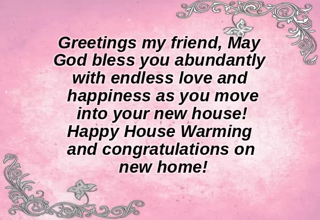 Best Wishes For New House