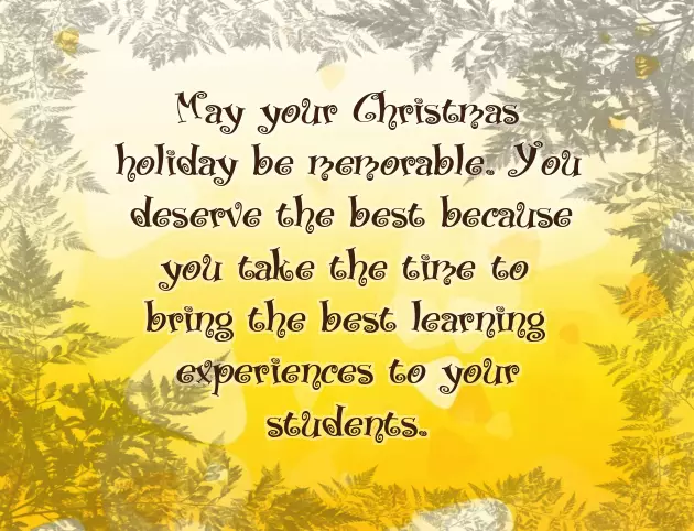 Christmas Wishes For Teachers From Parents Christmas Wishes For Teachers From Parents