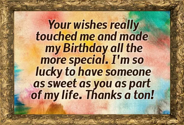 Saying Thank You For Birthday Wishes Saying Thank You For Birthday Wishes