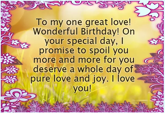 Happy Birthday My Sweetheart Quotes