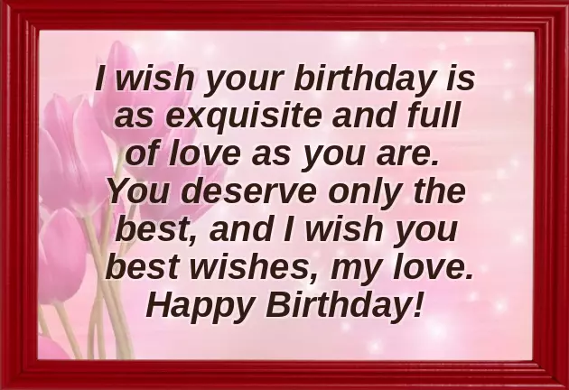 Happy Birthday Text For My Girlfriend