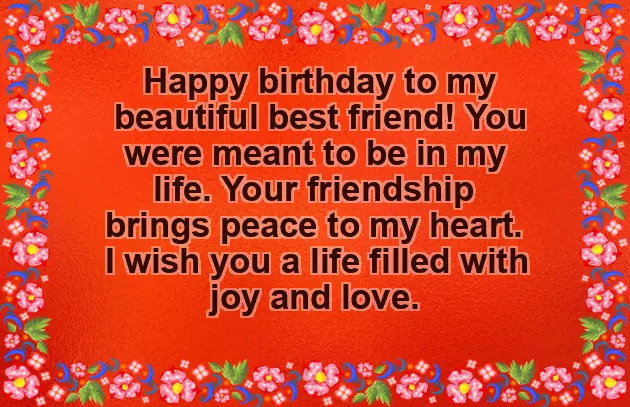 Happy Birthday Message To Your Best Friend