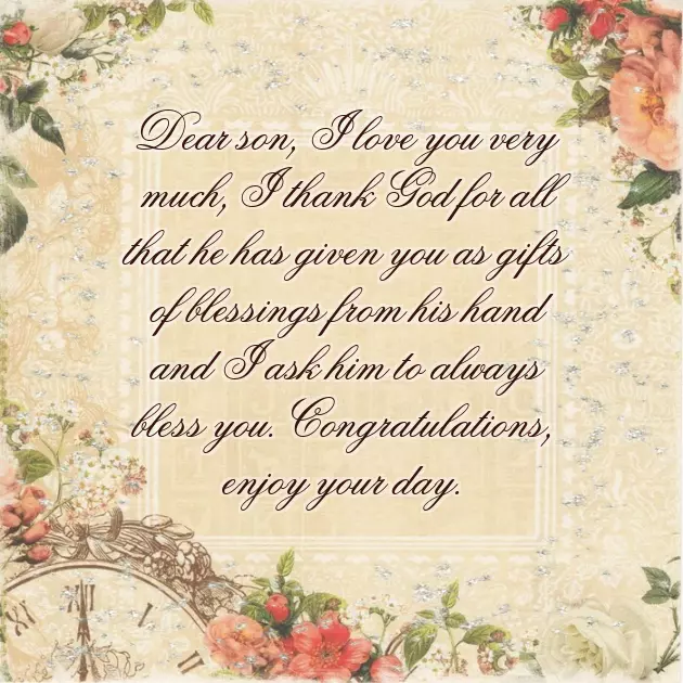 Birthday Greetings To A Dear Son
