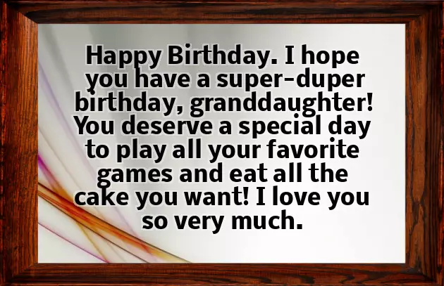 Happy First Birthday To My Granddaughter Happy First Birthday To My Granddaughter