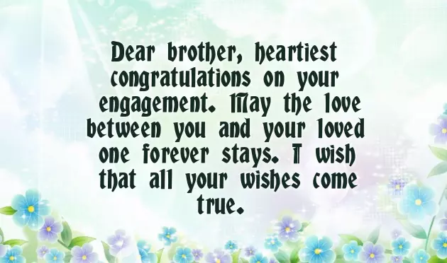 Congratulations Brother On Your Engagement Congratulations Brother On Your Engagement