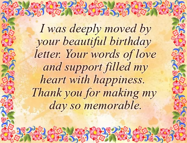 Message For Appreciation For Birthday Wishes Message For Appreciation For Birthday Wishes