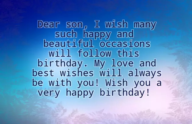 20Th Birthday Wishes For Son From Mom 20Th Birthday Wishes For Son From Mom