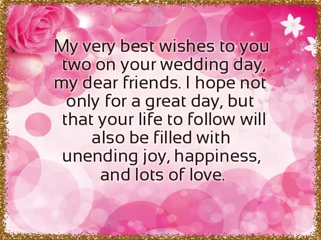 On Wedding Day Wishes On Wedding Day Wishes