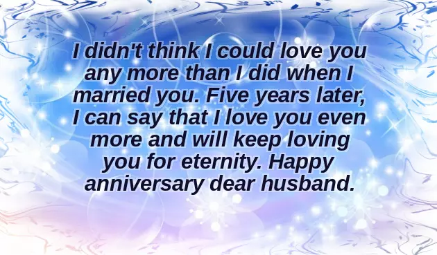 5 Years Of Togetherness Love