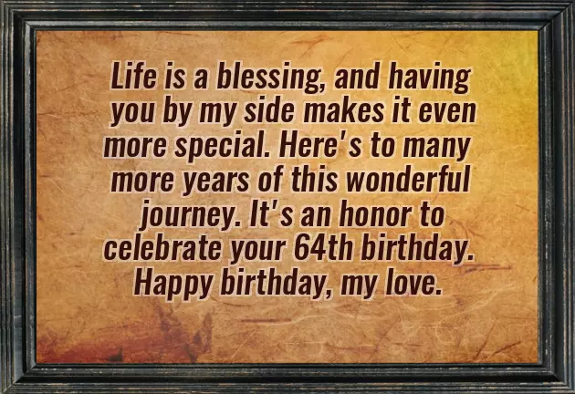 Funny 64Th Birthday Wishes