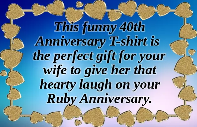 40Th Anniversary Gift For Parents 40Th Anniversary Gift For Parents