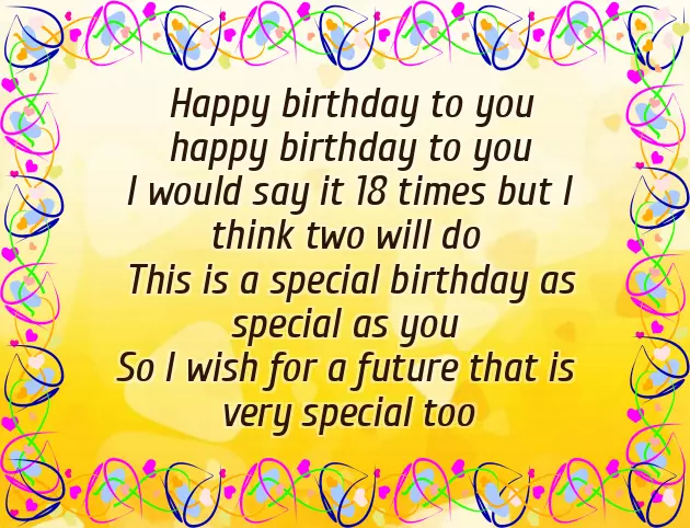 18Th Birthday Poem For Daughter