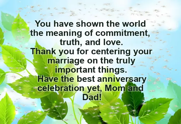 46Th Wedding Anniversary Wishes For Parents
