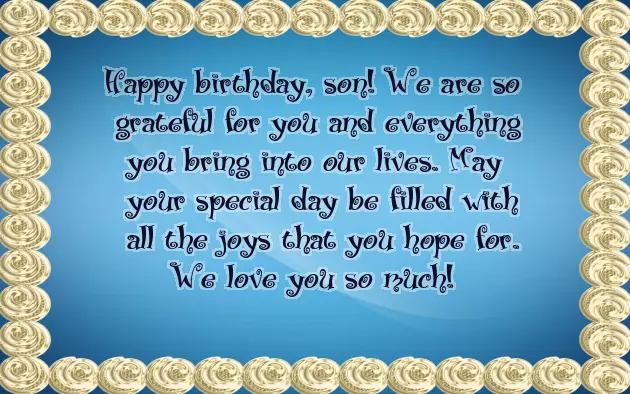 Birthday Wish For Only Son Birthday Wish For Only Son