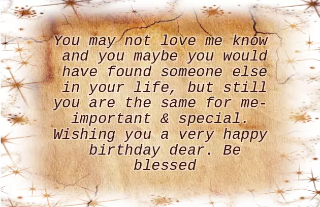Birthday Quotes For Ex Boyfriend Birthday Quotes For Ex Boyfriend