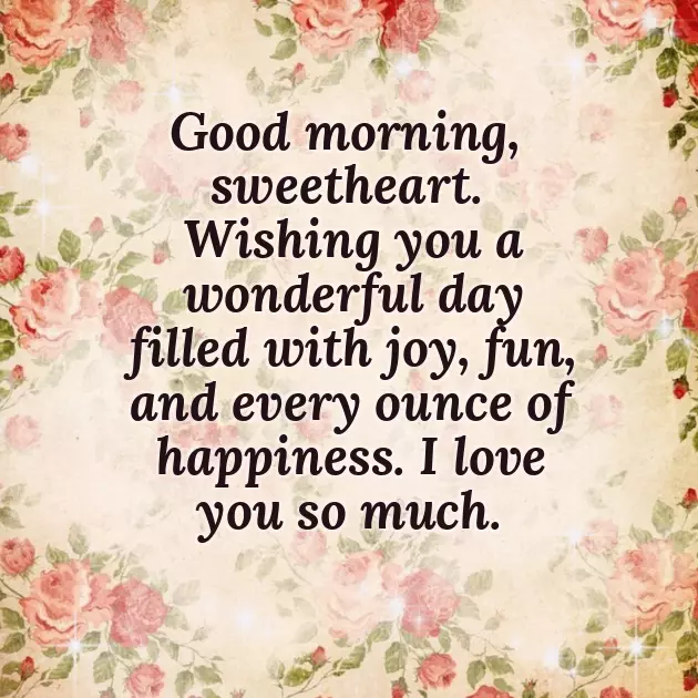 Most Romantic Good Morning Message For Her Most Romantic Good Morning Message For Her