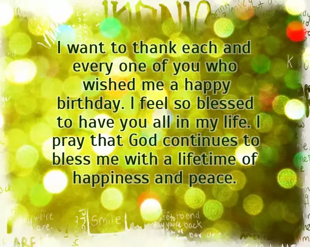 Message Thanking For Birthday Wishes Message Thanking For Birthday Wishes