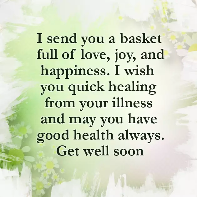 Wishes For A Sick Friend