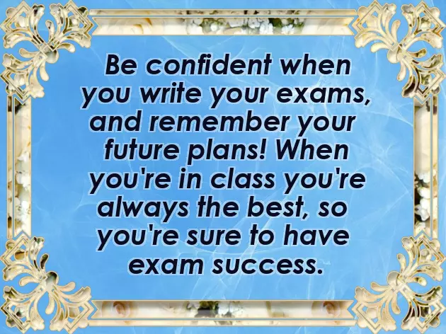 Final Exam Wishes Final Exam Wishes