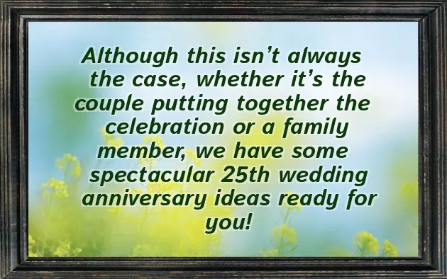 25Th Anniversary Gifts For Couples 25Th Anniversary Gifts For Couples