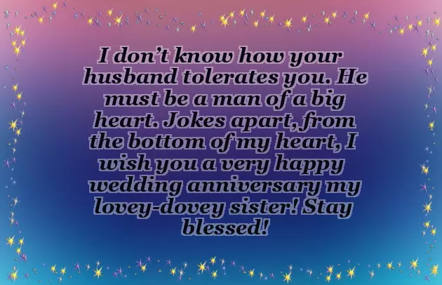 Marriage Anniversary Wishes For Sister Marriage Anniversary Wishes For Sister