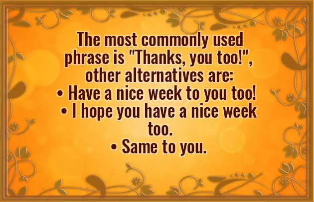 Good Morning Have A Nice Week Good Morning Have A Nice Week