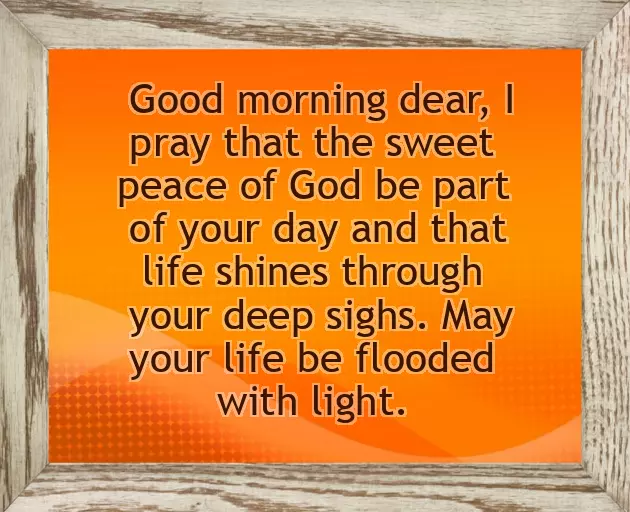 Good Morning Blessings Message Good Morning Blessings Message