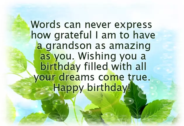Happy Birthday Wishes To My Grandson Happy Birthday Wishes To My Grandson