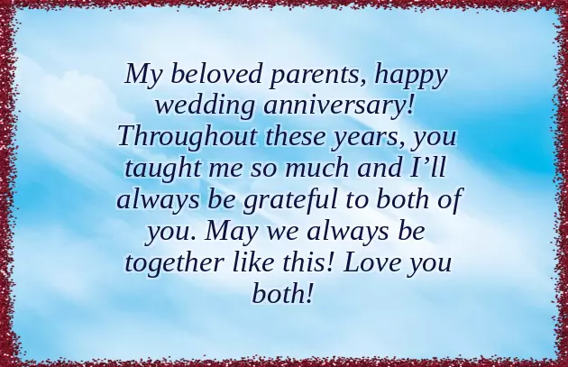 Happy Anniversary To You Mom And Dad Happy Anniversary To You Mom And Dad