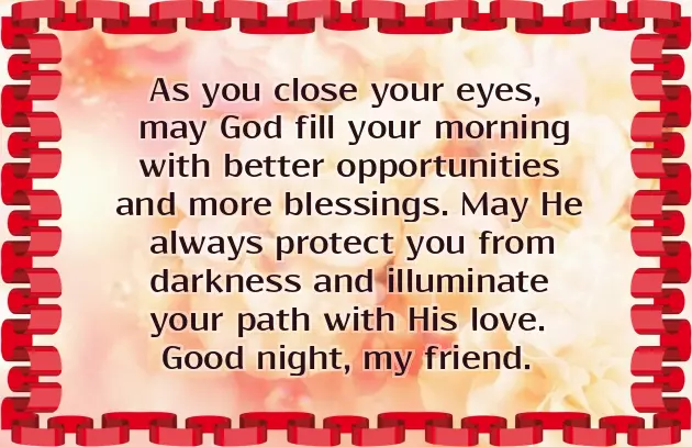 Religious Good Night Message To Wish A Friend Religious Good Night Message To Wish A Friend