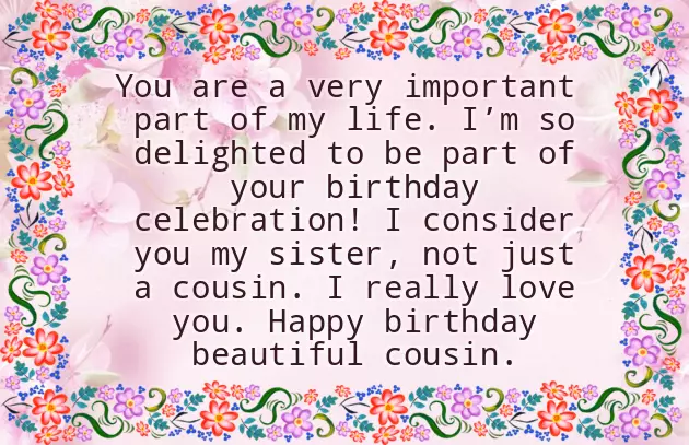 Happy Birthday Words For Cousin Happy Birthday Words For Cousin