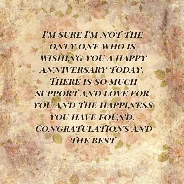 Marriage Anniversary Wishes To Cousin