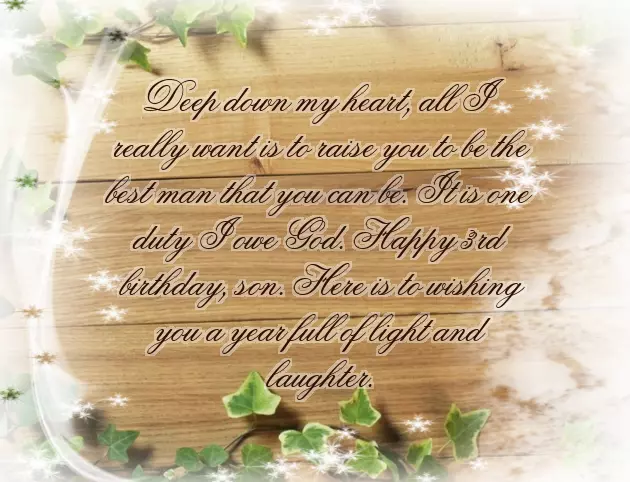 Birthday Wish To 3 Year Old Son Birthday Wish To 3 Year Old Son