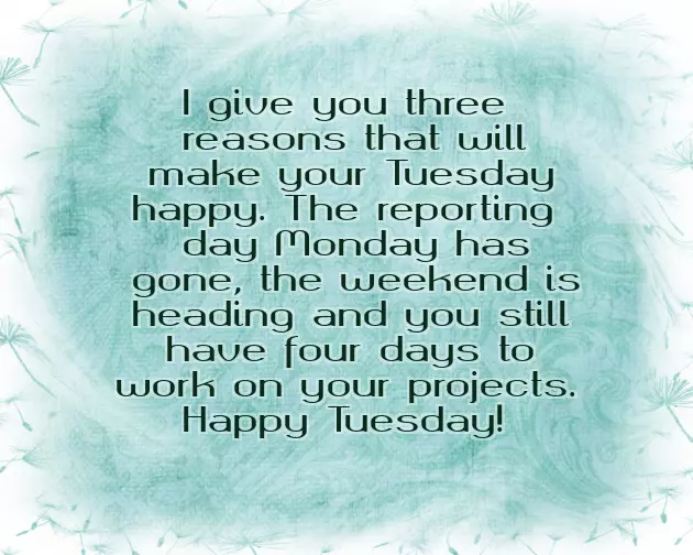 Tuesday Good Morning Greetings