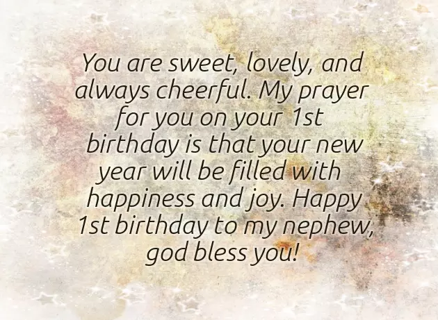 Birthday Wishes To My Lovely Nephew