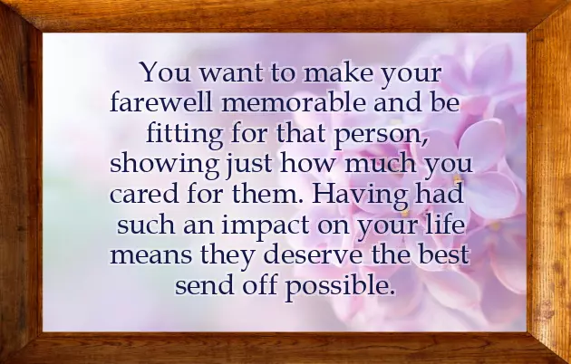 Farewell Message To A Friend