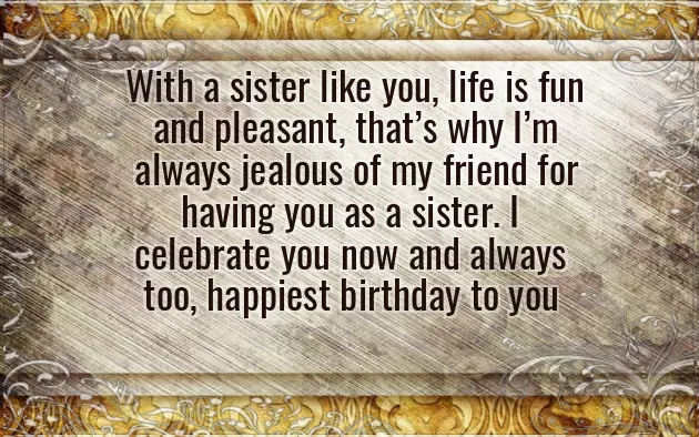 Birthday Wishes To A Friend Sister Birthday Wishes To A Friend Sister