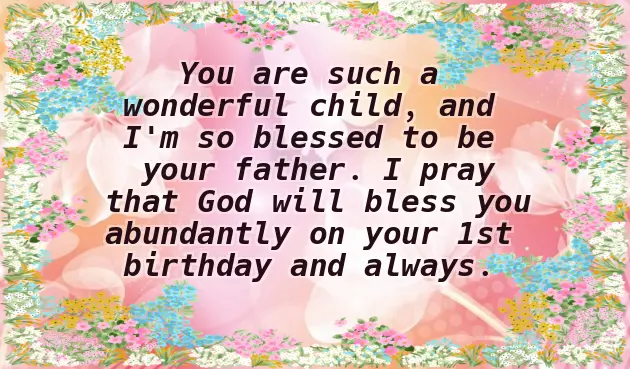 First Birthday Wishes From Parents To Daughter First Birthday Wishes From Parents To Daughter