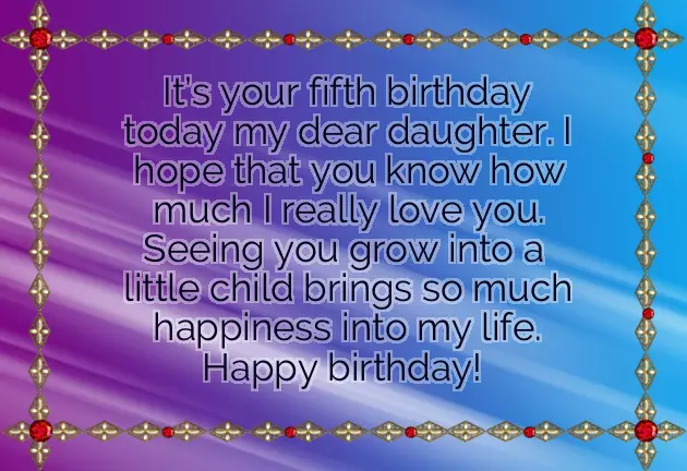 Happy Birthday 5Th Girl Happy Birthday 5Th Girl