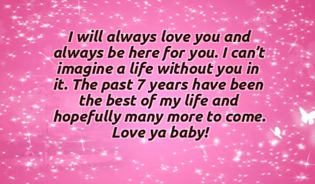 7 Years Of Togetherness Quotes 7 Years Of Togetherness Quotes