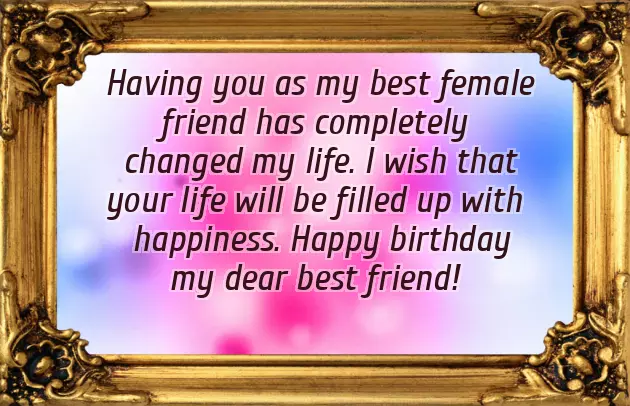 Happy Birthday Lines For Best Friend