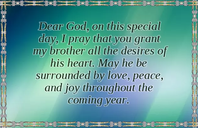 Happy Birthday To Brother Wishes